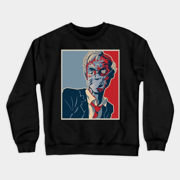 Zombie Halloween Hope 2020 Presidential Election Vote USA Crewneck Sweatshirt by ghsp